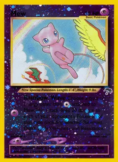 A picture of the Mew Pokemon card from Southern Islands